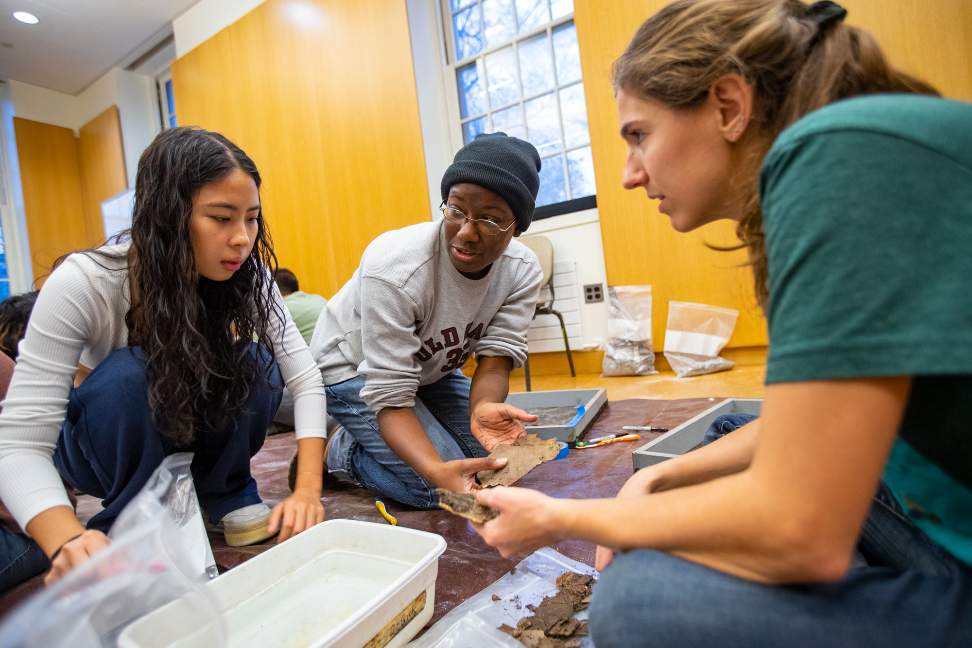 Studentes working together at Brown University