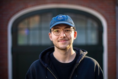 portrait of colby johnson outside